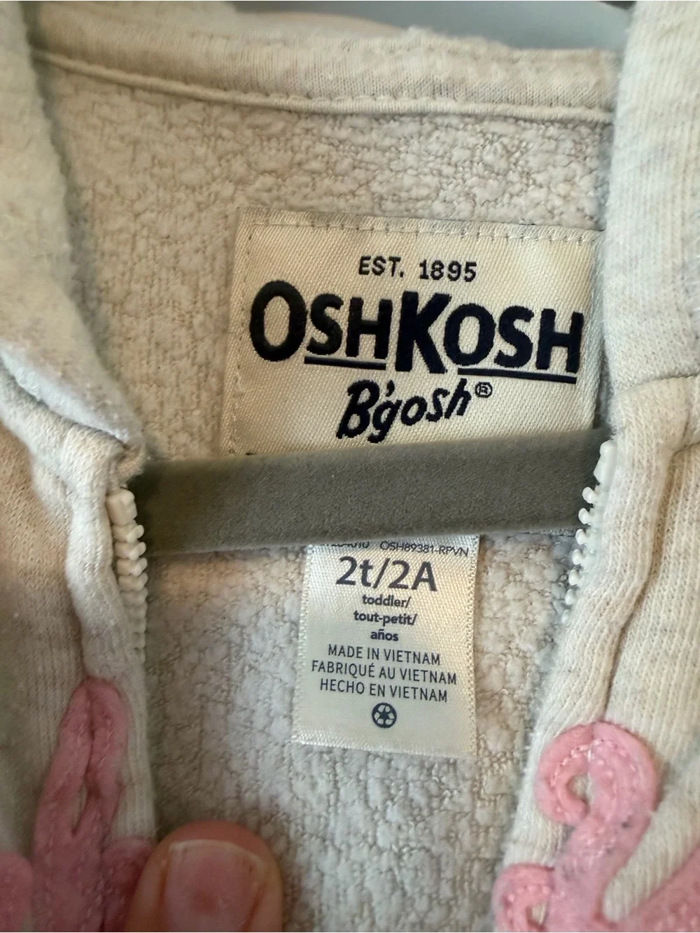 OshKosh Bgosh cozy cream